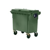 Plastic waste container, DIN EN 840
