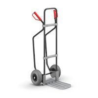 Sack truck with runners, black