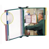 Clear view panel wall holder