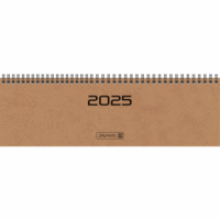 Querkalender 777 32,6x10,2cm 1 Woche/2 Seiten Karton braun 2025