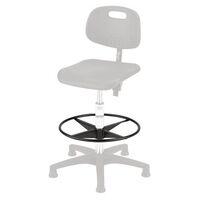 Universal industrial chair accessories, black footring 480mm dia.