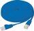 Flachband Patchkabel Cat. 6, U/FTP, mit Rastnasenschutz, blau, 10,0 m