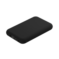 Portable Power bank 5000mAh with USB-C in&out Black