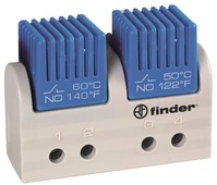 Finder Thermostat-Kombi 7T.92.0.000.1330 2S 5A 50-40oC/60-50oC