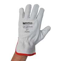 Guantes Piel FLOR 11" C/Colgador (Par)