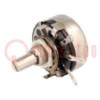 Potentiometer: shaft; single turn; 10kΩ; 2W; ±20%; soldered; 6mm