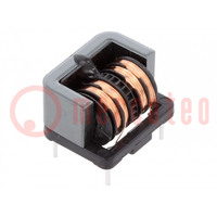 Inductor: wire; THT; 6.4mH; 1.1A; 240mΩ; 250VAC; -25÷120°C