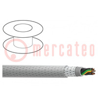 Wire; MACHFLEX 350CY; 5G1mm2; shielded,tinned copper braid; PVC