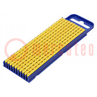 Markers; Marking: J; 2.8÷3.8mm; polyamide; yellow; -40÷85°C; WIC