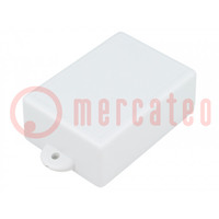 Custodia: universale; X: 50mm; Y: 70mm; Z: 27mm; con fissaggio; ABS