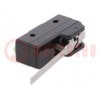 Microswitch SNAP ACTION; 5A/125VAC; 0.5A/125VDC; with lever
