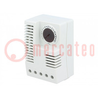 Érzékelő: termosztát; SPDT; 8A; 250VAC; csavaros kábelszorítók