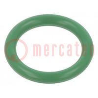 Junta O-ring; FPM; Thk: 3,5mm; Øint: 19mm; verde; -20÷200°C