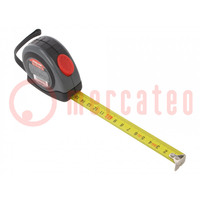 Measuring tape; L: 5m; Width: 19mm; Class: II