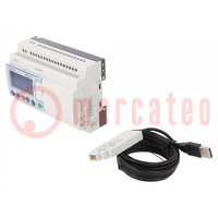 Starter kit; IN: 16; OUT: 10; OUT 1: relay; Millenium 3 Smart; 24VDC