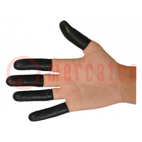 Kappen für Finger; ESD; M; 1440Stk; Verwendung: cleanroom; latex