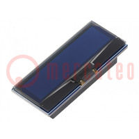 Display: OLED; 2,23"; 128x32; 55,02x13,1mm; weiss; PIN: 40; 3,3VDC