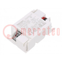 Power supply: switched-mode; LED; 8W; 30÷42VDC; 200mA; 198÷264VAC