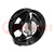Fan: AC; axial; 230VAC; Ø172x51mm; 349m3/h; 50dBA; ball bearing