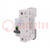Circuit breaker; 230VAC; Inom: 3A; Poles: 1; for DIN rail mounting