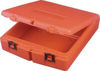 Aufbewahrungsbox - Rot, 40 x 34.5 x 6.5 cm, Polyethylen, Mit Frontöffnung