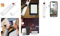 LogiLink Wi-Fi Smart Steckdosenleiste, 3-fach + 4x USB, weiß (11117678)