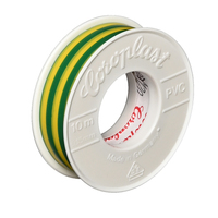 Artikeldetailsicht - Coroplast C2051 Isolierband 0,1mmx15mmx10m gelb-grün