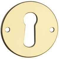 Produktbild zu Raab kulcspajzs, ø 30 mm, nikkelezett polírozott sárgaréz