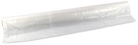Flachfolie Rolle transparent 2000 mm x 100 m / ca. 100µ LDPE / gefaltet 1m
