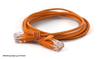 WANTECWIRE 7254 EXTRA FINA PATCH CABLE CON TOP CALIDAD NARANJA