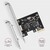 PCEE-GRL Karta sieciowa PCIe 1x Gigabit Ethernet port RJ-45, chipset Realtek 8111L w. SP & LP