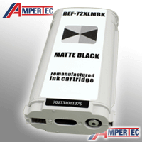 Ampertec Tinte ersetzt HP C9403A 72 matt schwarz