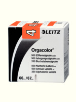 Orgacolor® Ziffernsignal 4, 500 Stück, orange