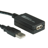 Value USB 2.0 Verleng kabel met actieve Repeater 12m