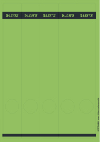 Leitz 16880055 etiket Rechthoek Groen 125 stuk(s)