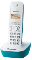 Panasonic KX-TG1611 DECT telefon Hívóazonosító Kék, Fehér