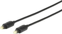 eSTUFF Toslink Optical Cable 1m audio kabel Zwart