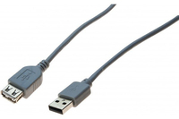 Dacomex 194032 câble USB 2 m USB 2.0 USB A Noir