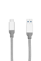 Verbatim USB-C auf USB-A Edelstahl-Synchr.- und Ladekabel USB 3.1 GEN 2 30 cm