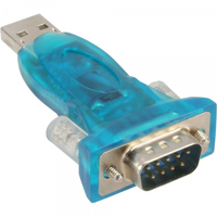 InLine 4043718053391 cable gender changer USB 1.1 VGA Blue
