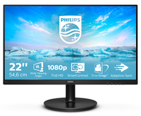 Philips V Line 221V8A számítógép monitor 54,6 cm (21.5") 1920 x 1080 pixelek Full HD LCD Fekete