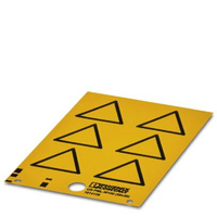 Phoenix Contact 1014126 self-adhesive label Black, Yellow 10 pc(s)