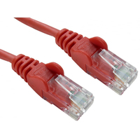 Cables Direct 0.5m Economy 10/100 Networking Cable - Red