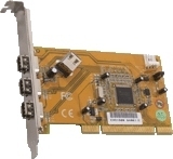 Dawicontrol DC-1394 PCI FireWire Controller tarjeta y adaptador de interfaz