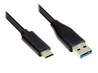 EXSYS EX-K1584-5.0 USB Kabel USB 3.2 Gen 1 (3.1 Gen 1) 5 m USB A USB C Schwarz