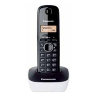 Panasonic KX-TG1611 Teléfono DECT Identificador de llamadas Negro, Blanco