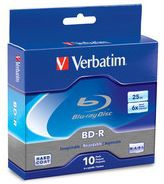 Verbatim 97238 blank Blu-Ray disc BD-R 25 GB 10 pc(s)