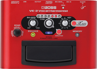 BOSS VE-2 Effektpedal Wah-Pedal Rot