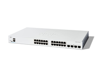 Cisco Catalyst 1300-24T-4X Managed Switch, 24 Port GE, 4x10GE SFP+, Limited Lifetime Protection (C1300-24T-4X)