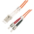 M-Cab 7000826 InfiniBand/fibre optic cable 2 M LC ST Többszínű, Narancssárga